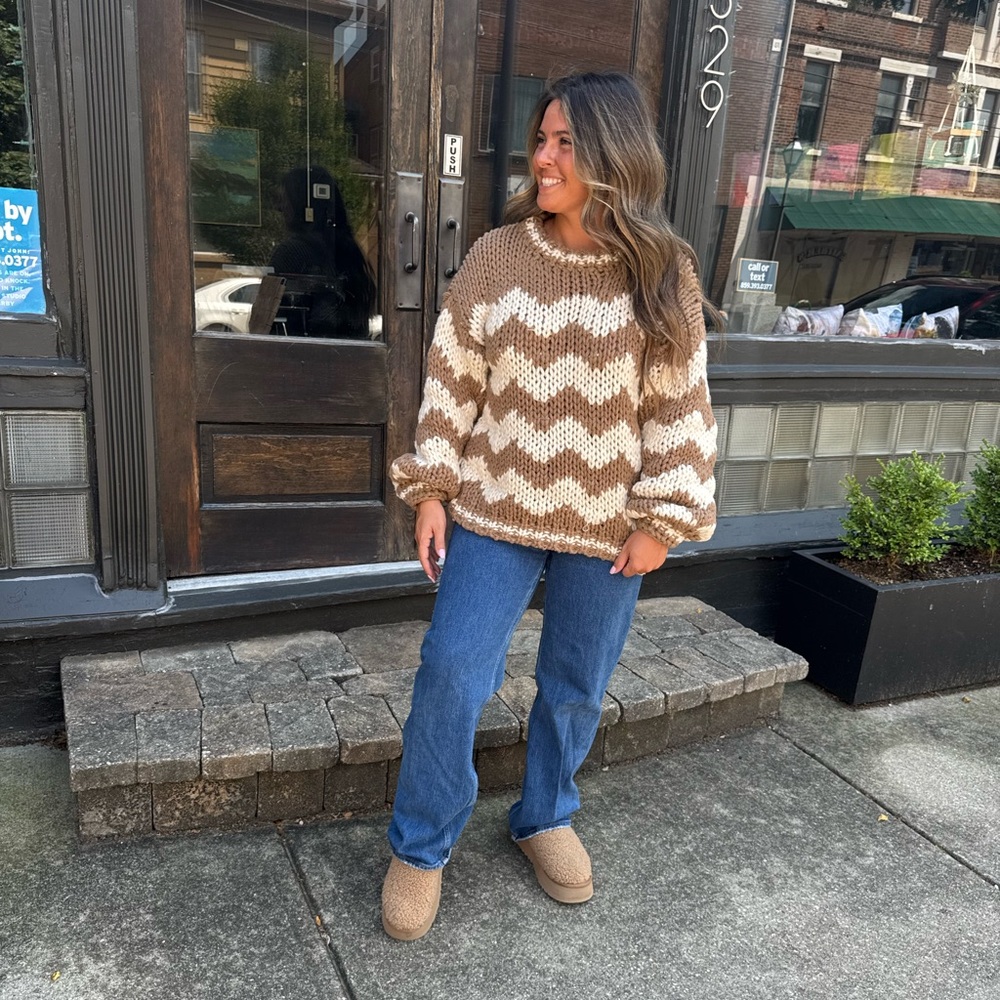 Oversized Chunky knit sweater!
